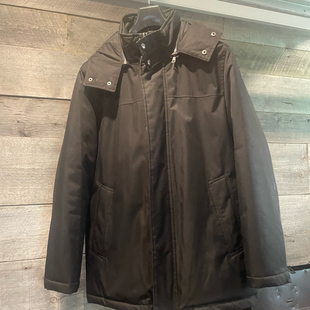 Mens Cole Haan winter parka.